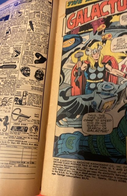 Thor #168 (1969)vs Galactus