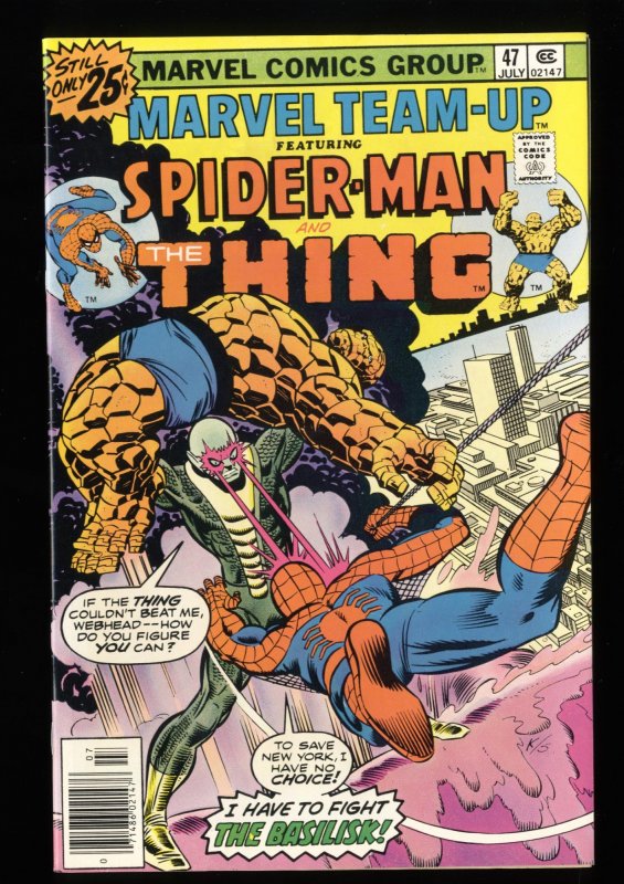 Marvel Team-up #47 NM 9.4 Comics Spider-Man Thing!