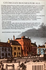 Georgian houses for all, Woodforde,177p,1985