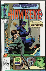 Solo Avengers #14 (1989) Hawkeye