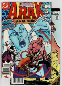 Arak, Son of Thunder #21 & #20 (1983) A Fat Mouse BOGO! BOGO? NS! Read Desc. (d)