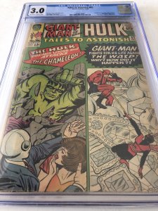 Tales to Astonish 62,CGC 3.,hulk pinup! Leader! Wasp!