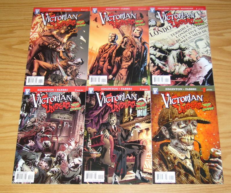 Victorian Undead #1-6 VF/NM complete series - sherlock holmes vs zombies 2 3 4 5