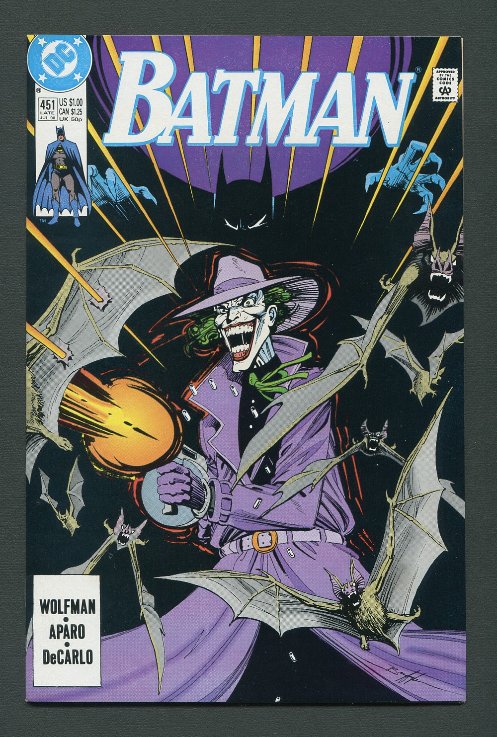 Details about   BATMAN #448 DC COMICS 1990 NM+ 