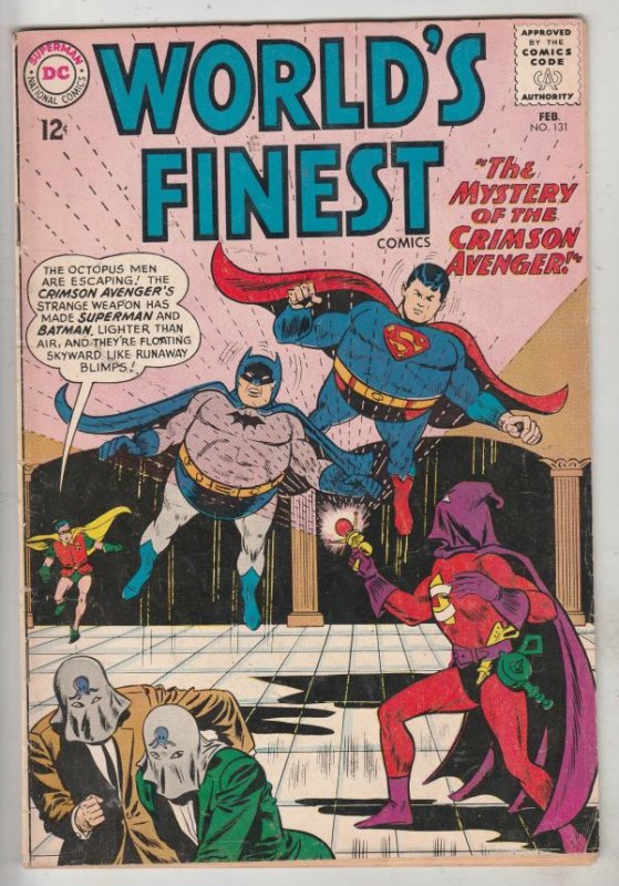 World's Finest #131 (Feb-63) FN+ Mid-High-Grade Superman, Batman and Robin