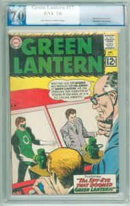 Green Lantern #17 (1962) PGX 7.0! OWW Pages!