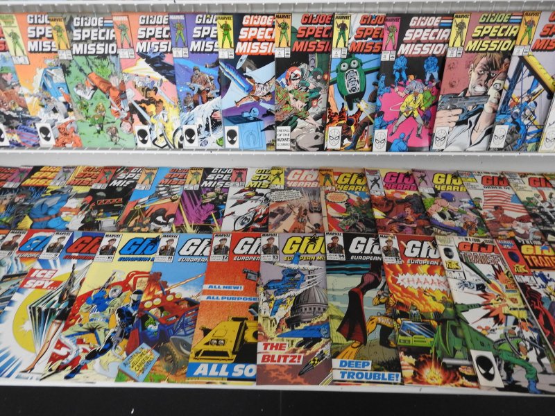 Huge Lot of 160+ Comics W/ G.I. Joe only!! Avg VF Condition!