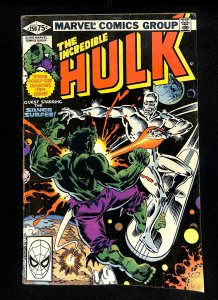 Incredible Hulk (1962) #250 Silver Surfer!