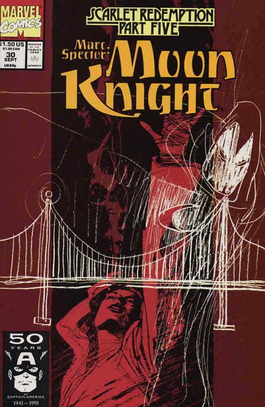 Marc Spector: Moon Knight #30 FN; Marvel | save on shipping - details inside