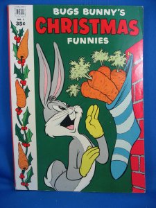 DELL GIANT BUGS BUNNY CHRISTMAS FUNNIES 3 F VF 1952