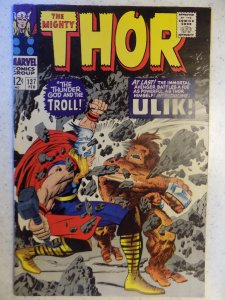 THOR # 137 MARVEL FIRST ULIK SHARP BOOK