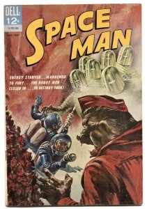 Space Man #4 1963- Dell Comics- Silver Age FN+