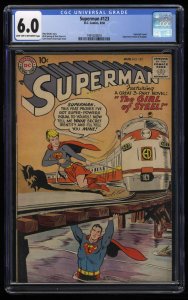 Superman #123 CGC FN 6.0 1st Supergirl tryout!