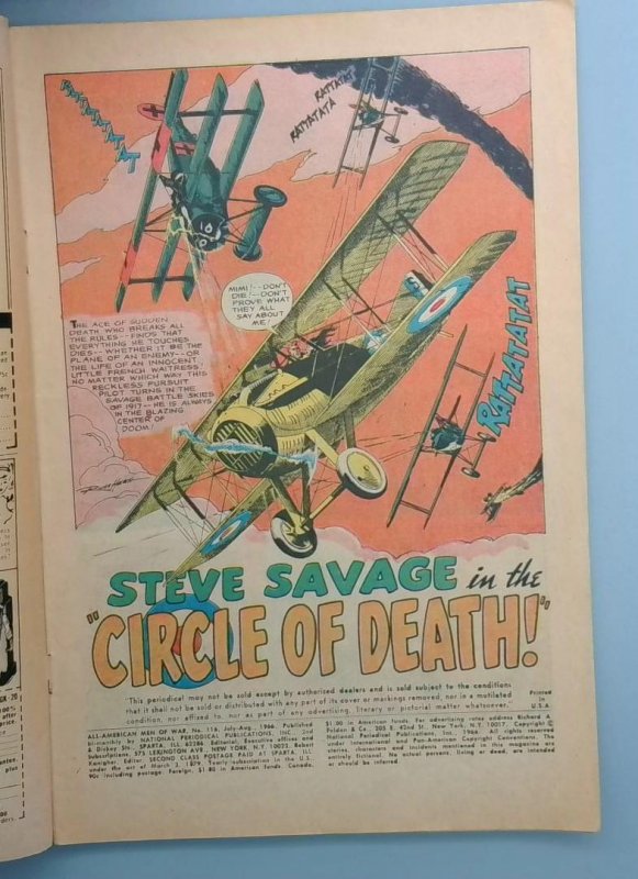 All-American Men of War #114, VG- DC Comics, 1968
