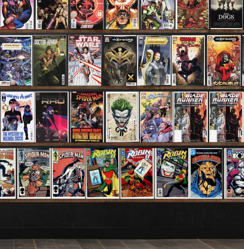 Huge Lot 160+ Comics with The Spectacular Spider-Man, Batman & More!