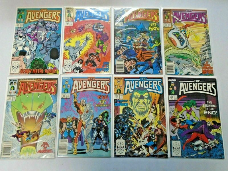 Avengers Comic Lot From #250-298 42 Diff Average 7.0 (Range 6.0 - 8.0) (1984-88)