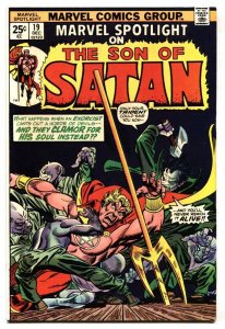 Marvel Spotlight #19 comic book-Marvel- Son of Satan 1974