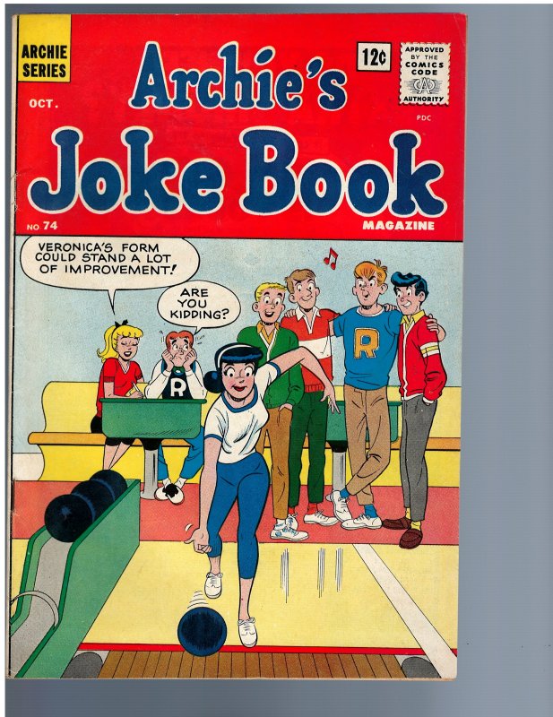 Archie's Joke Book Magazine #74 (1963) FN+