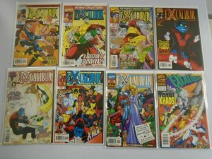 Excalibur comic lot (1st series) 50 diff from:#65-125 + ANN 8.0 VF (1993-98)