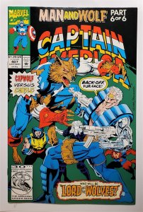 Captain America #407 (Sept 1992, Marvel) VF+