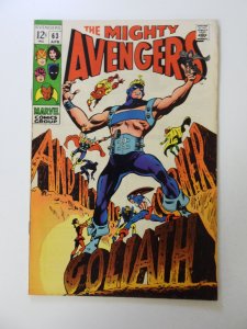 The Avengers #63 (1969) FN/VF condition