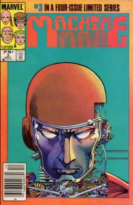 Machine Man (Ltd. Series) #3 (Newsstand) FN ; Marvel | Barry Windsor-Smith