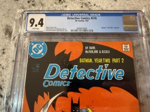 Detective Comics # 576 CGC Graded 9.4 DC Comic Book Year 2 Part 2 McFarlane JH25