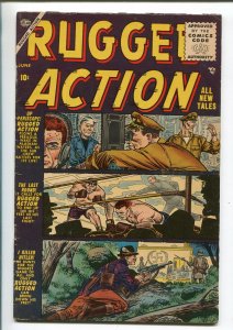 RUGGED TALES #4 1955-ATLAS-WAR BOXING-JOE MANEELY-I KILLED HITLER-fn minus