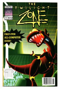 THE TWILIGHT ZONE #02 (1993) JOHN PICHA | NEWSSTAND EDITION | COMPUTER SPECIAL