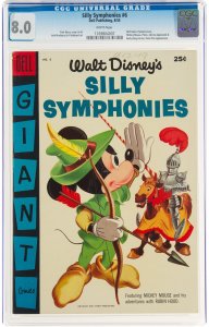 Silly Symphonies #6 (1956) CGC 8.0 VF