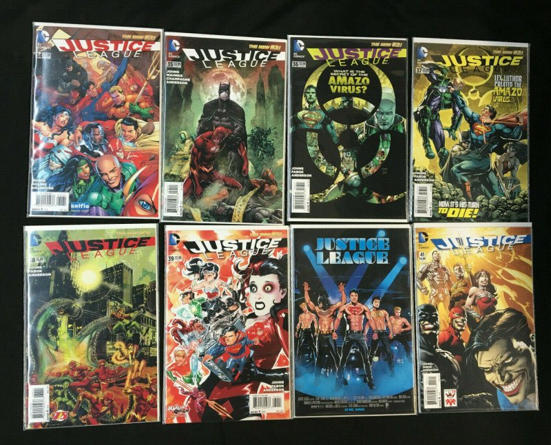 JUSTICE LEAGUE THE NEW 52 1-52 PLUS #0, #1 (2 VARIANTS) 1ST MODERN SHAZAM VF-NM
