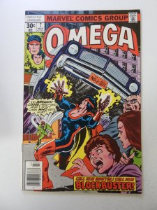 Omega the Unknown #7 (1977) VF- condition ink back cover