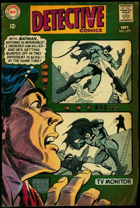 Detective Comics #379 1968 Batman Robin Elongated Man VG