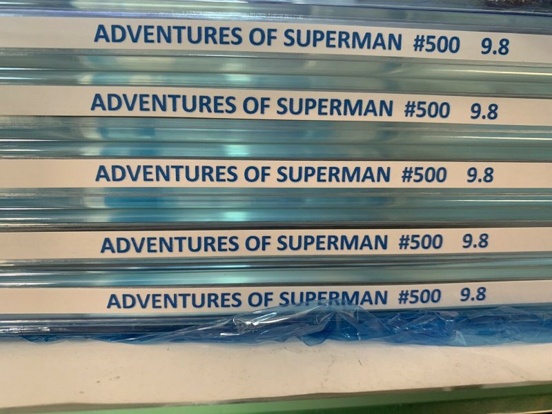 Estate Sale Lot 9.8 White Pages TV/MOVIE 1st appearances Superman #500 (ALL 4)