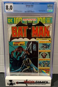 Batman # 255 CGC 8.0 DC 1974 Len Wein Story Neal Adams Art [GC24]