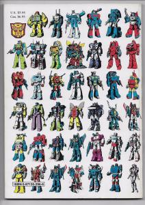 Transformers Universe Guide Handbook Vol 1 TPB (Marvel, 1987) FN-