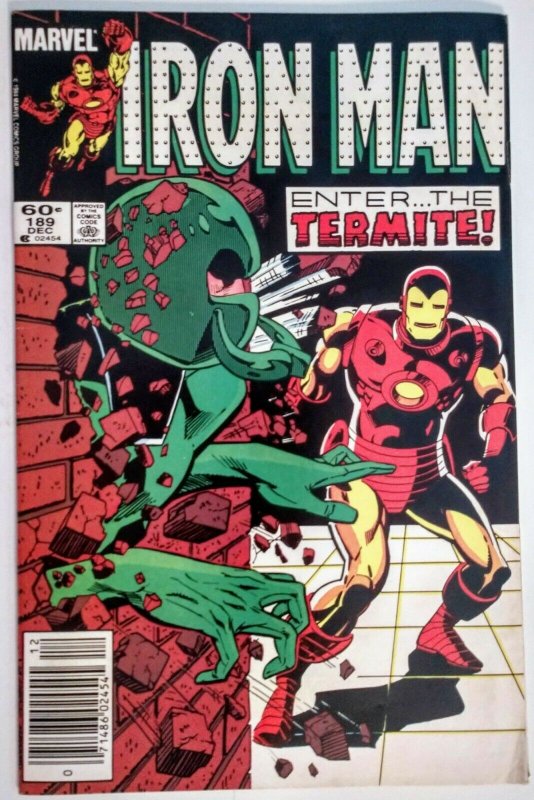 Iron Man #189 MARK JEWELERS VARIANT, 1st App of The Termite