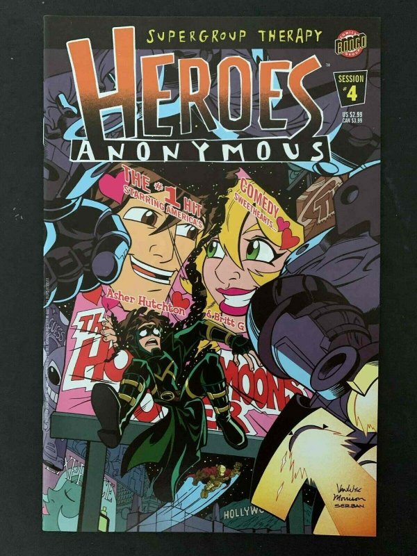 Heroes Anonymous Full Set #1,2,3,4,5,6  Bongo Comics 2003-2006 Vf/Nm