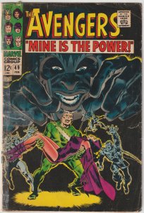 Avengers #49 (Feb 1968, Marvel), FR condition (1.0), Magneto cover and story