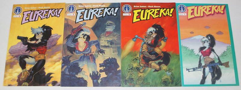 Eureka! #1-4 VF/NM complete series - radio comix - anthropomorphics set 2 3 lot