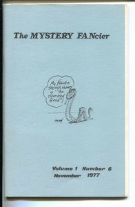 Mystery Fancier #6 11/1977-Guy Townsend-Nero Wolf-Raymond Chandler movies-JD ...