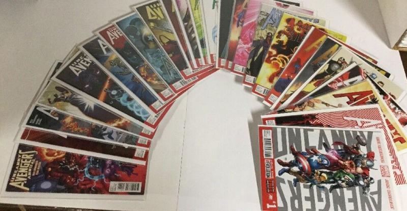 Uncanny Avengers 1-22 25 Annual 1 Lot Set Run Nm Near Mint Marvel Comics