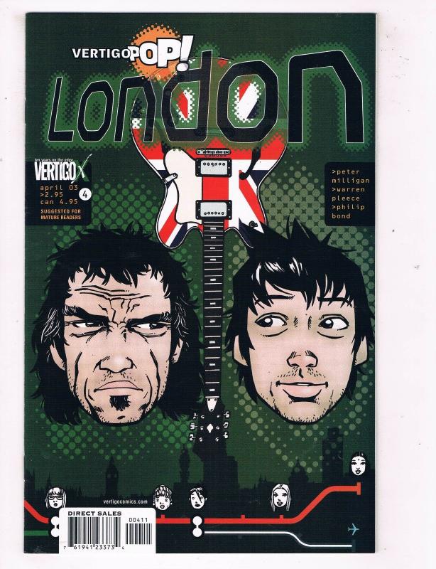 London #4 VF/NM DC Vertigo Comics Modern Age Comic Book Apr 2003 DE47 AD33