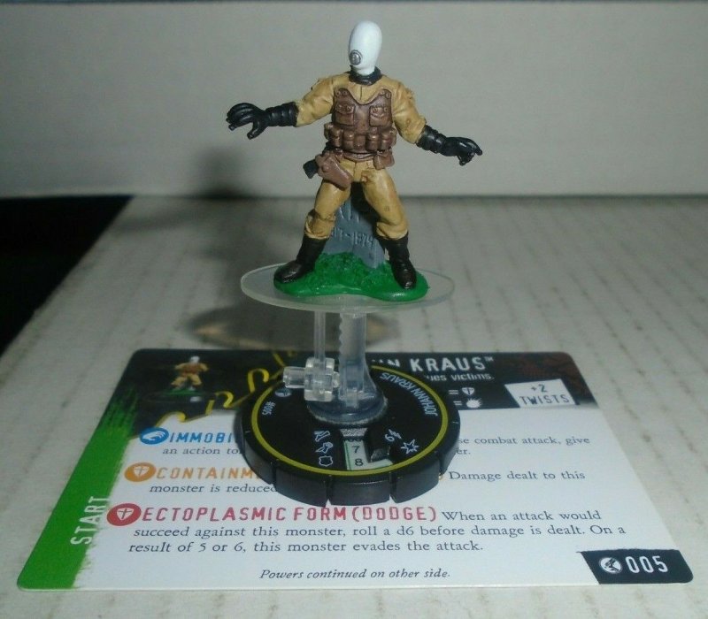 CAPTAIN BEN DAIMIO #006 Hellboy and the B.P.R.D Dark HeroClix/HorrorClix 
