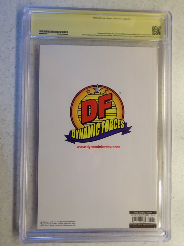 TEENAGE MUTANT NINJA TURTLES # 100 DF VARIANT CBCS 9.8. SIGNED EASTMAN