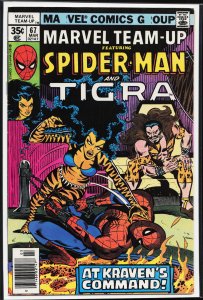 Marvel Team-Up #67  (1978) Tigra