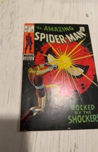 The Amazing Spider-Man #72 (1969)rocked by the Shocker