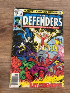 The Defenders # 60 VG/FN Marvel Comic Book Hulk Dr. Strange Valkyrie 13 J291