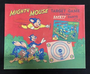 Sports Pub: Mighty Mouse Target Game in original box Terrytoons