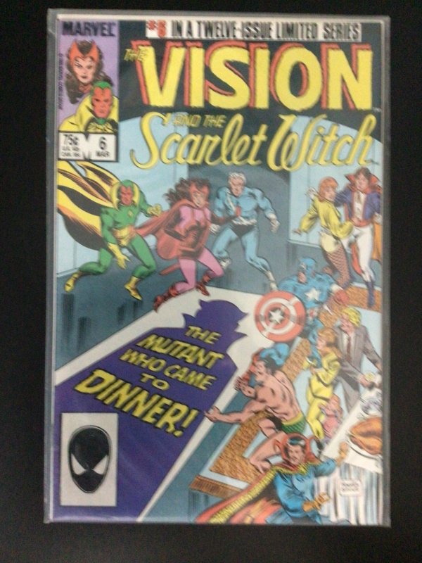 The Vision and the Scarlet Witch #6 (1986)  NM-NM+